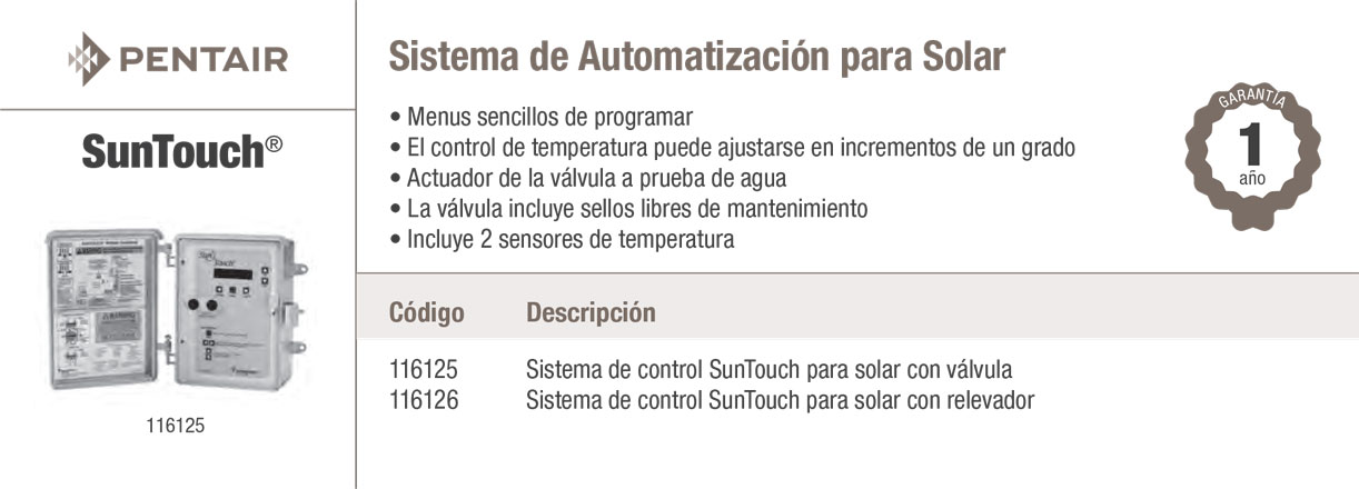 SunTouch Automatizaci&oacute;n Solar